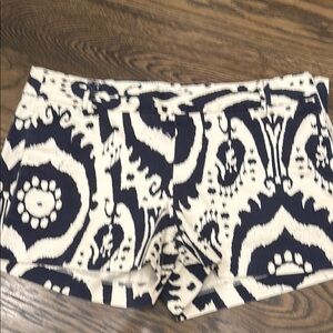 J crew stretch batik print shorts!
